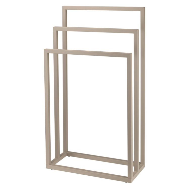 Stojak na ręczniki beżowy